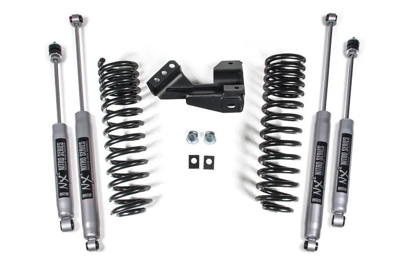 1–2" Adjustable Leveling Kit — Performance Spring System For Ford F-250/F-350 Super Duty 4Wd (2017–2025, Diesel & Gas) 1