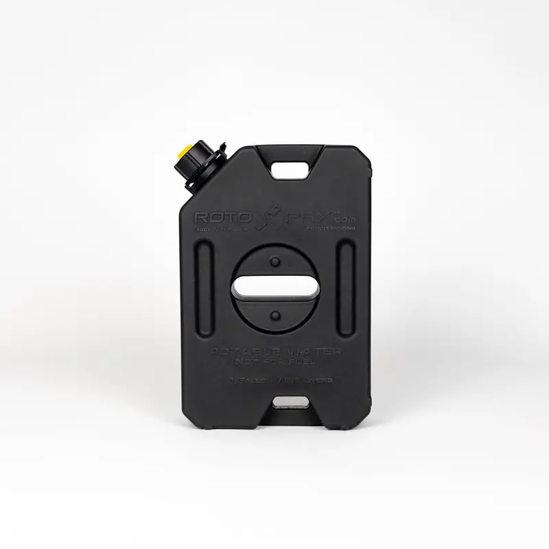 1-Gallon Black Water Container 1