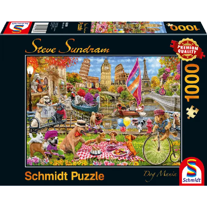 1000-Piece Dog-Themed Jigsaw Puzzle 1