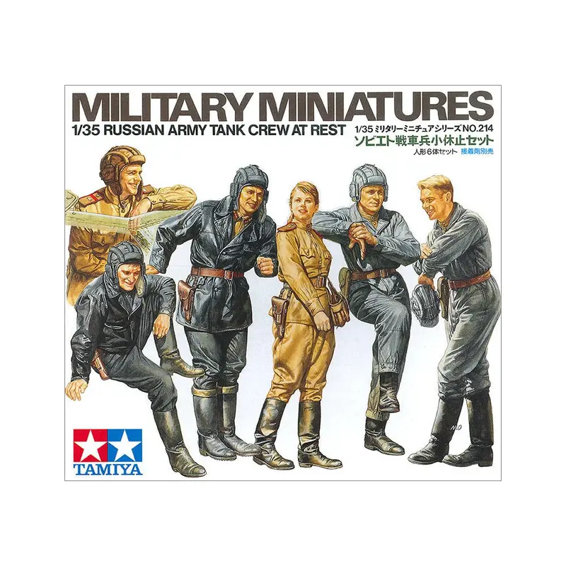 1:35 Russian Panzer Crew Figure Set 1