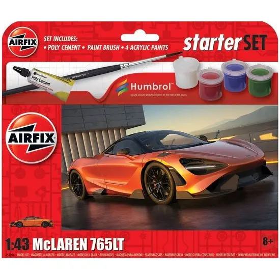 1:43 Mclaren 765 Lt Starter Collection – Premium Die-Cast Set 1