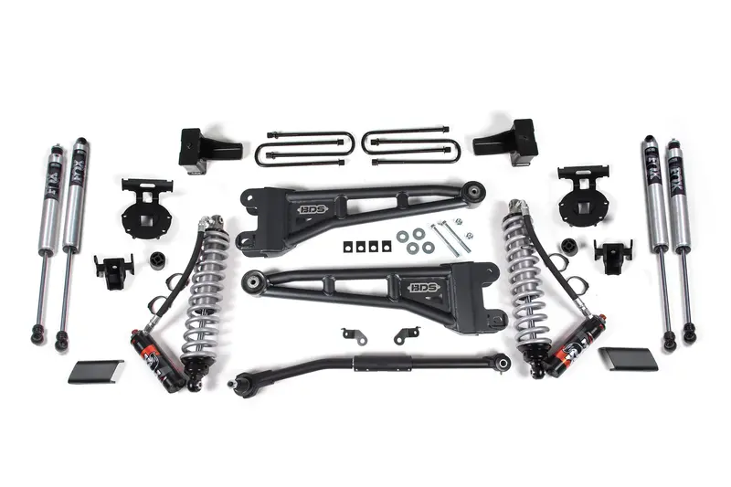 2.5-Inch Radius Arm Lift Kit With Fox 2.5 Performance Elite Coilover Conversion For Ford F-250/F-350 Super Duty (2017–2019) 4Wd Diesel 1