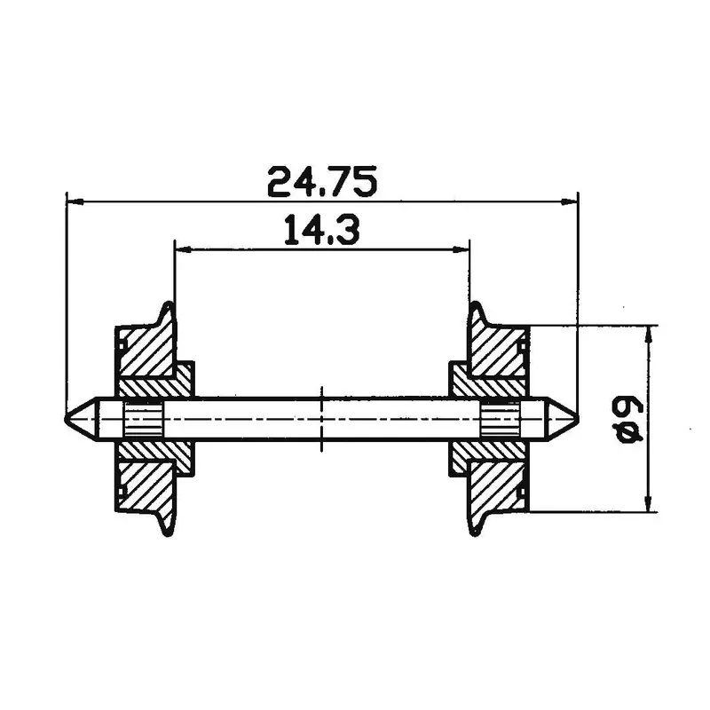 24.75Mm Dc Axle – Twin Pack 1