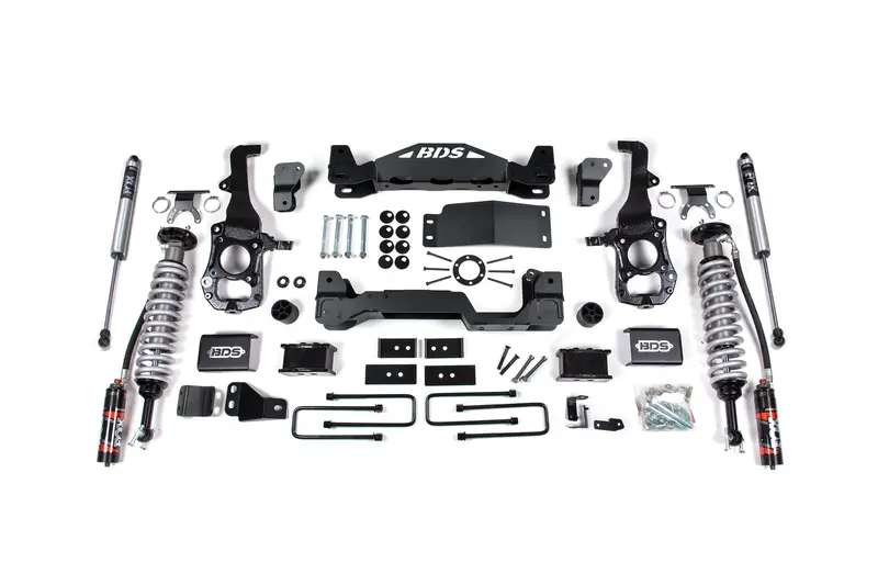 4-Inch Lift Kit With Fox 2.5 Performance Elite Coilovers For 2021–2025 Ford F-150 4Wd 1