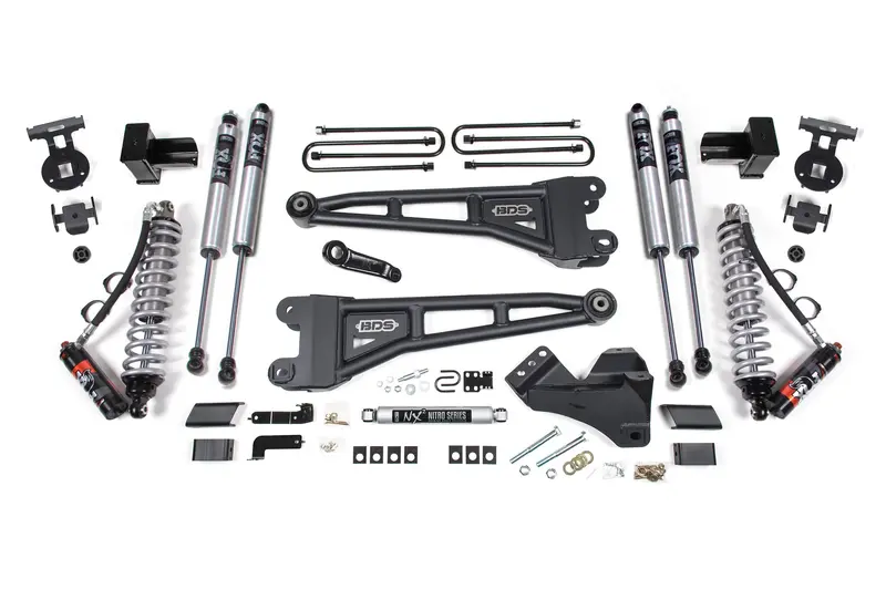 4" Lift Kit With Radius Arm & Fox 2.5 Coil-Over Conversion – Ford F250/F350 Super Duty 4Wd Diesel (2017–2019) 1