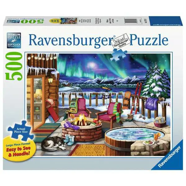 500-Piece Northern Lights (Noorderlicht) Jigsaw Puzzle – Oversized Edition 1