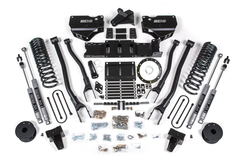 6-Inch 4-Link Lift Kit – Ram 3500 (2019–2024) 4Wd Diesel With Rear Air Ride 1