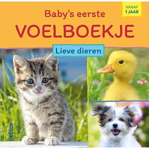 Baby’S First Touch-And-Feel Book – Friendly Animals 1
