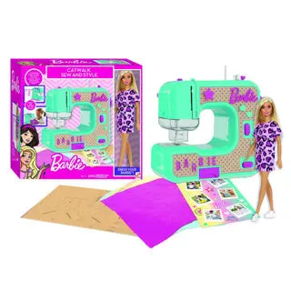 Barbie Sewing Machine Playset With Doll 1