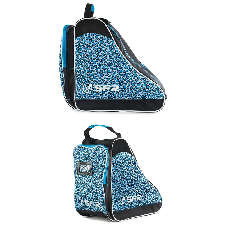 Blue Leopard-Print Inline Skate Carry Bag 1