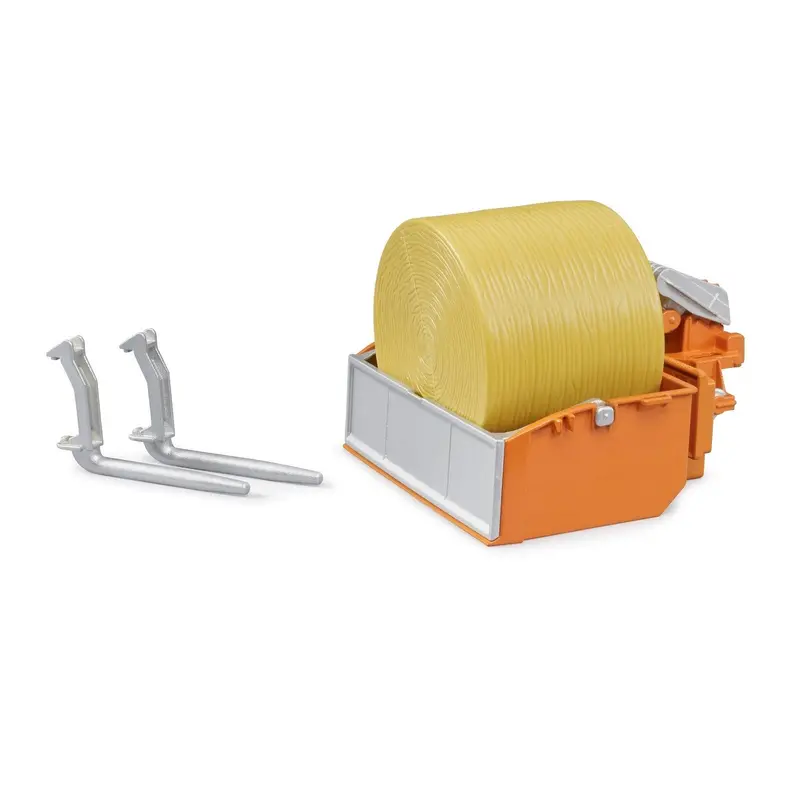 Bruder Dump Truck With Scoops And Bale – Farm Role-Play Accessory (Model 02353) 1