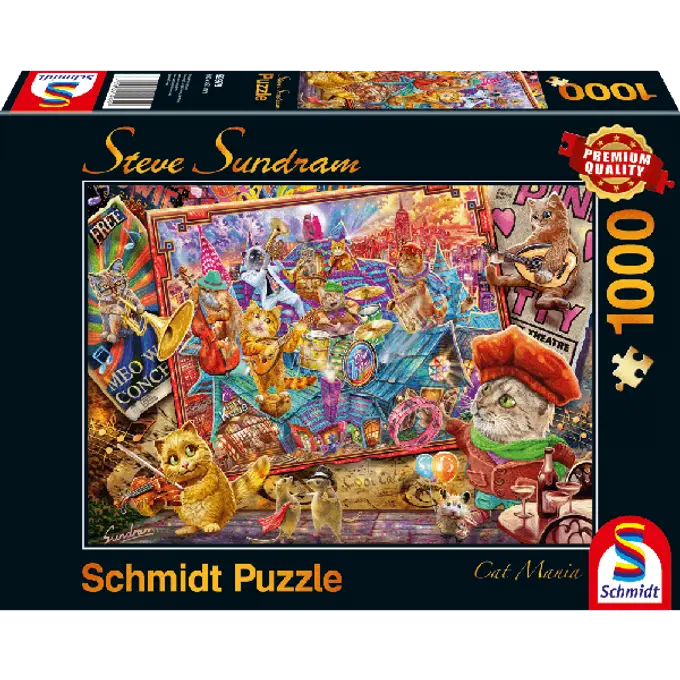 Cat Crazy – 1000-Piece Jigsaw Puzzle 1