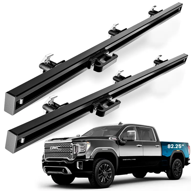 Chevrolet Silverado & Gmc Sierra 2500/3500 Integral Bedside Rails — 6'9" Bed Only (2020+) 1