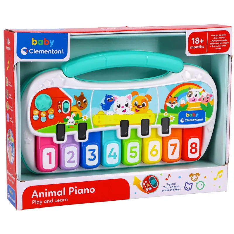 Clementoni Baby Animal Piano Toy 1