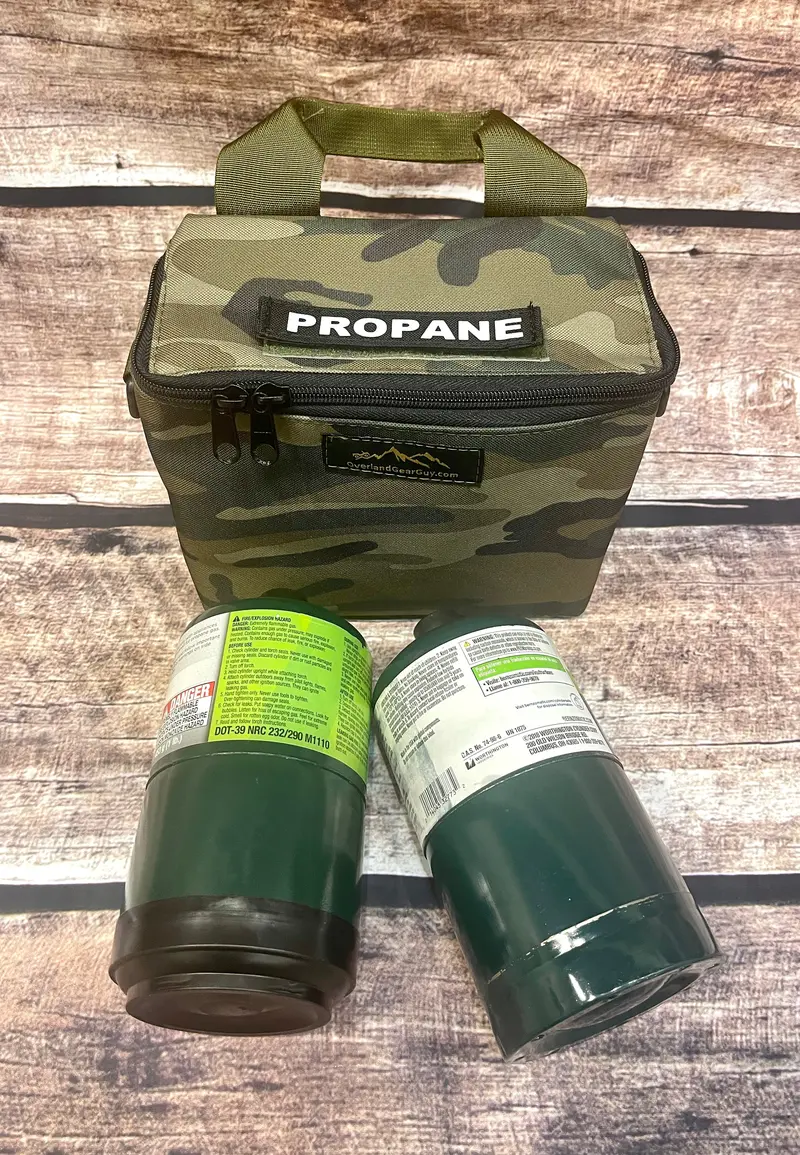 Dual Propane Tank Carry Pouch For Camping 1