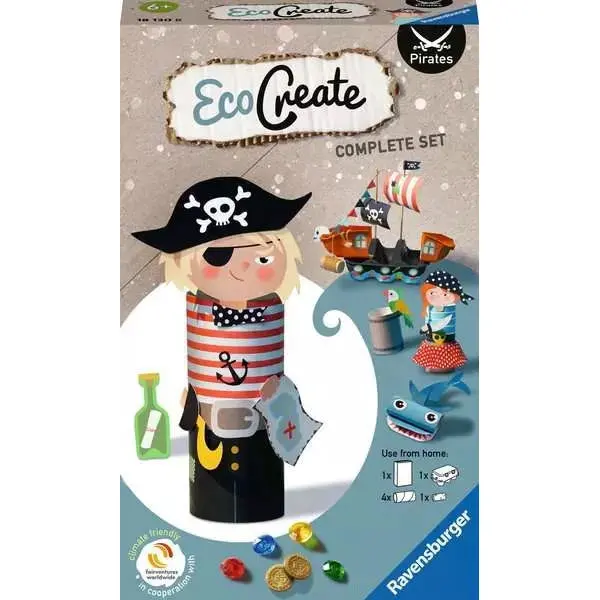 Ecocreate Mini Pirate-Themed Construction Set 1