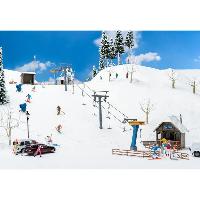 Faller Ski Lift Model Kit – Animated Ho Scale 1