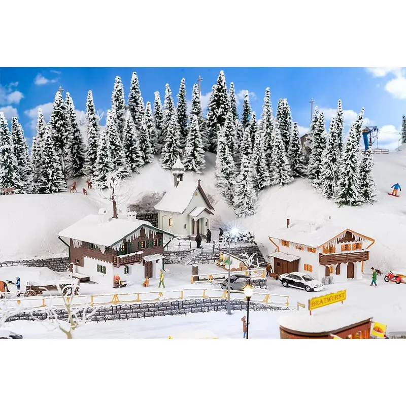 Faller Winter Mountain Scene Diorama Kit 1