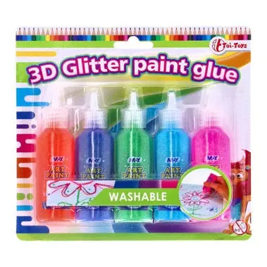 Five-Color Glitter Glue Set For Arts And Crafts 1