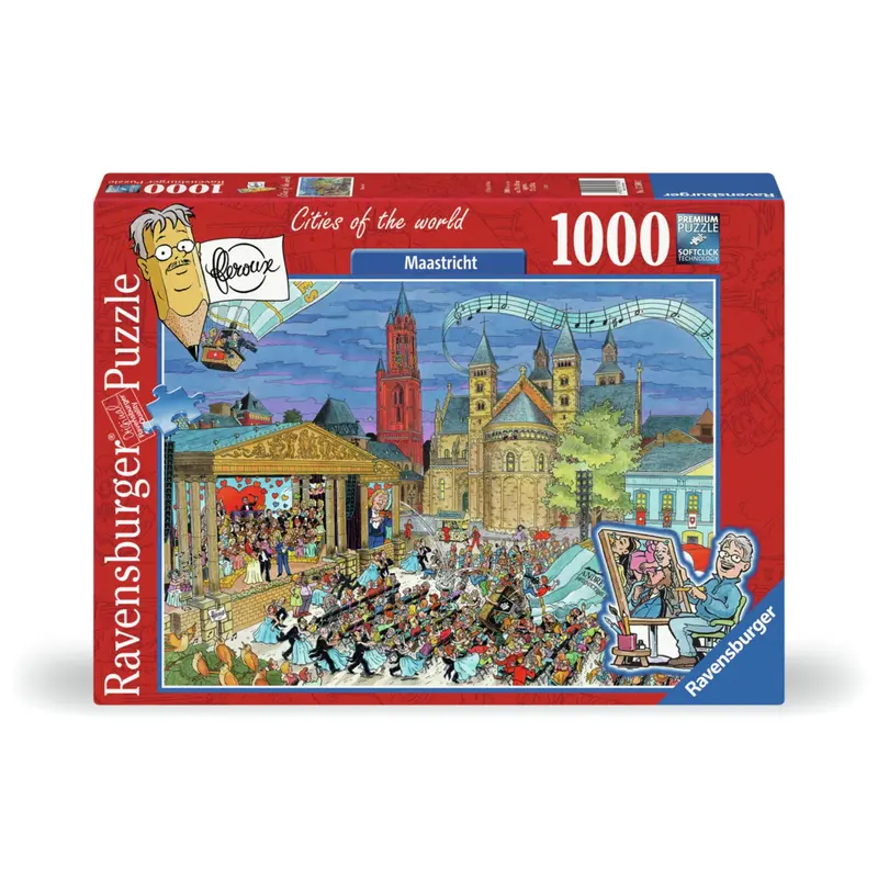 Fleroux Maastricht Cityscape 1000-Piece Premium Jigsaw Puzzle 1