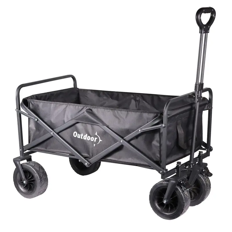 Foldable Outdoor Rocker Wagon (Black) 1
