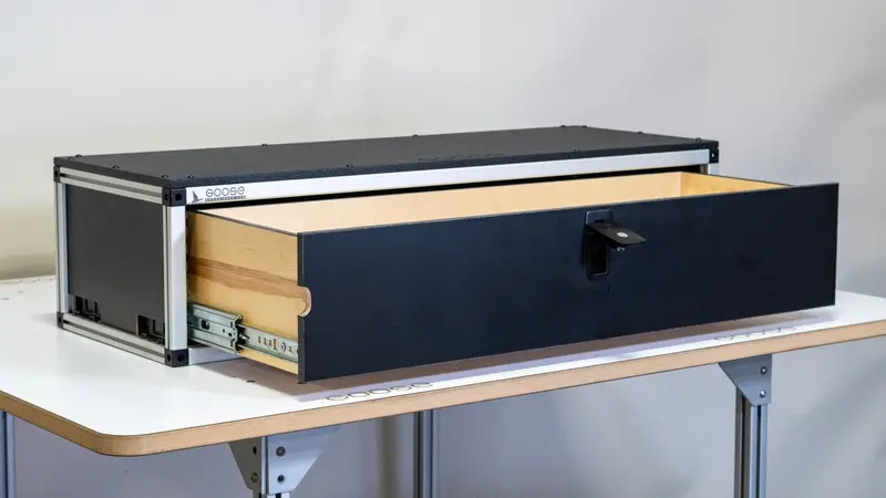 Ford Bronco 2021–Present Single Drawer Module – 41.375" W × 16" D 1