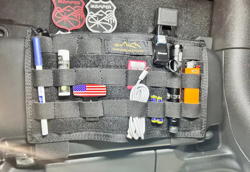 Ford Bronco Molle-Compatible Visor Organizer 1