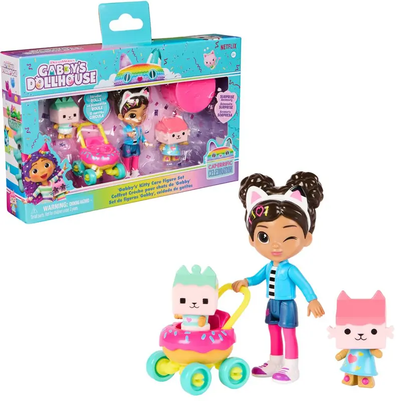 Gabbys Dollhouse Figure Gift Pack – Miniature Doll Family Set For Imaginative Play 1