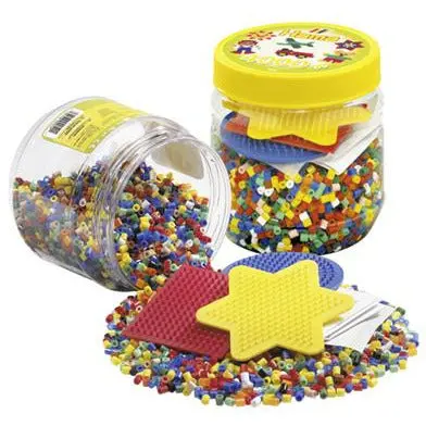 Hama Bead Storage Jar – 4000 Assorted Pegs 1