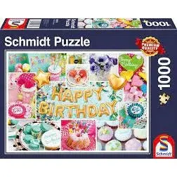 Happy Birthday! Themed Jigsaw Puzzle – 1000-Piece Celebration Design 1