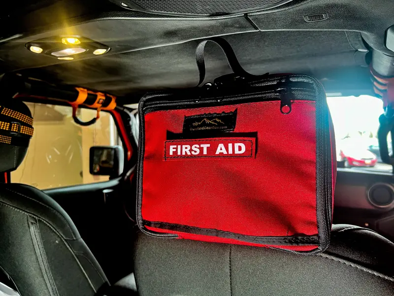Headrest-Mounted Ifak First Aid Kit Pouch 1