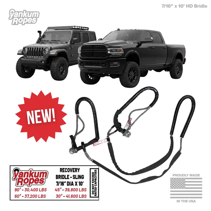 Heavy-Duty Static Bridle For Controlled Vehicle Recovery 1