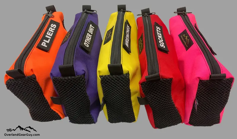 Heavy-Duty Tool Pouch With Breathable Mesh End Panels 1