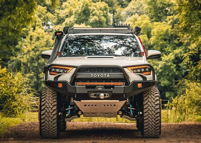 Hi-Lite Overland Front Bumper For 5Th-Gen Toyota 4Runner (2010–2024), Integrated Bull Bar 1