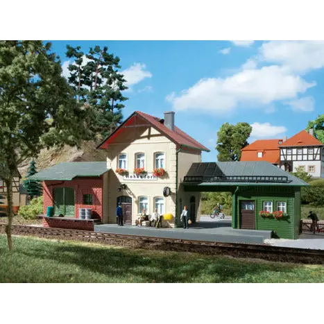 Hohendorf Station Model Kit – Ho Scale Railway Scene 1