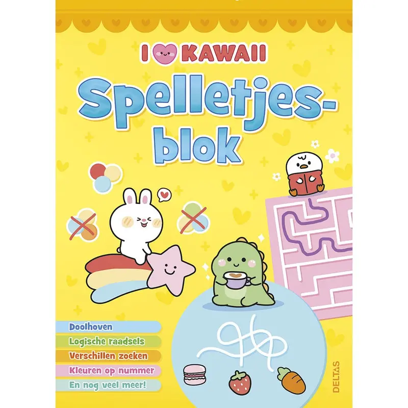 I Love Kawaii Activity Book With Games And Puzzles 1