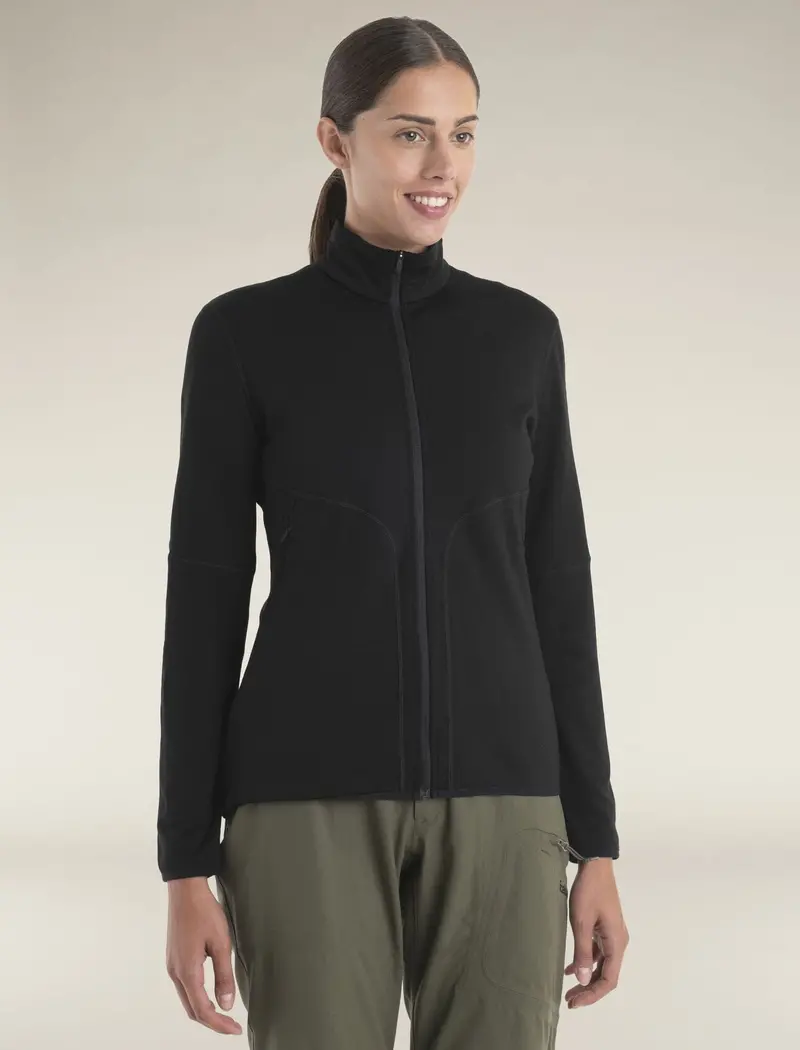 Icebreaker Realfleece Elemental Jacket – Long Sleeve Zip-Up (560 G/M²) 1