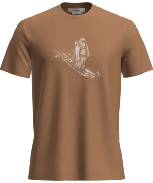 Icebreaker Tech Lite Short Sleeve T-Shirt – Yeti Print (150 G/M²) 1