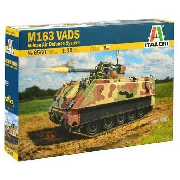 Italeri M163 Vads Self-Propelled Anti-Aircraft Gun – 1:35 Scale Model 1