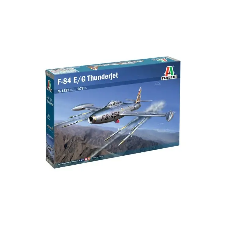 Italeri Republic F-84G Thunderjet Jet Fighter Model 1