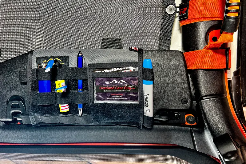 Jeep Gladiator & Tacoma Molle Visor Organizer 1