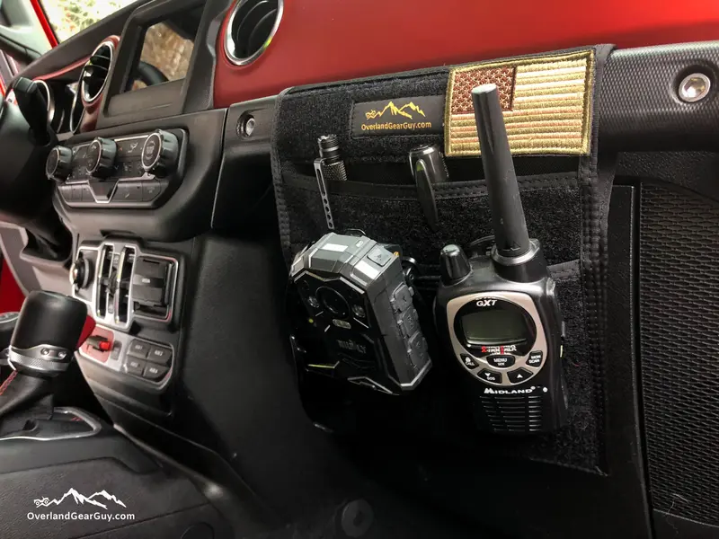 Jeep Wrangler Grab Handle Flat Pocket With Velcro Closure 1