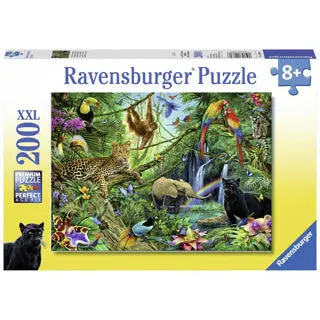 Jungle Animals Xxl Puzzle – 200-Piece Large Format Jigsaw 1