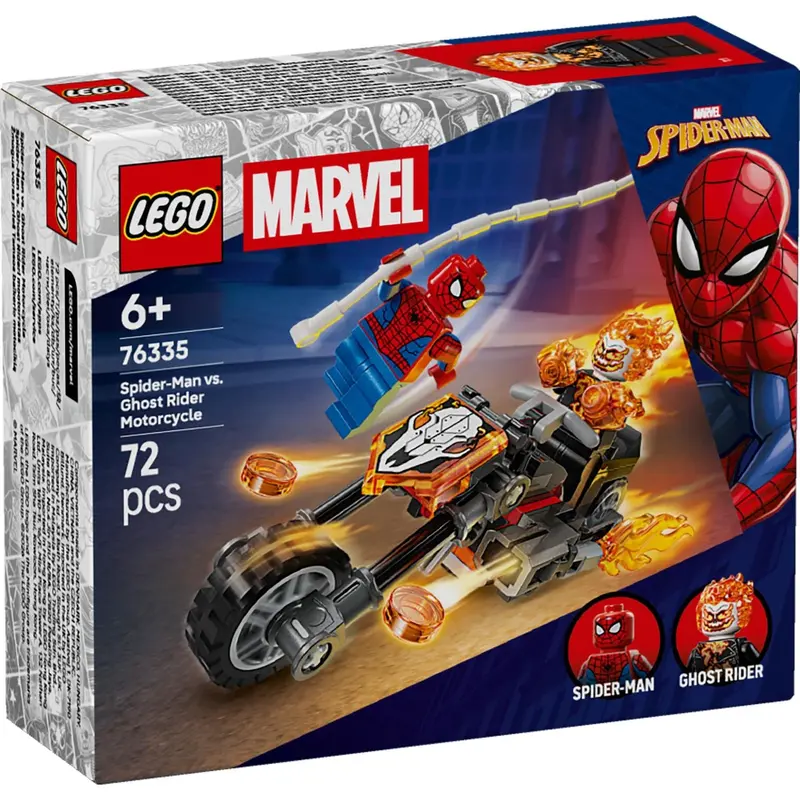 Lego 76335 Spider-Man Vs. Ghost Rider Action Set 1