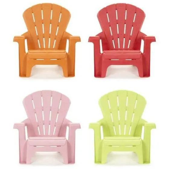 Little Tikes Outdoor Chair – Four-Color Stackable Garden Seat 1