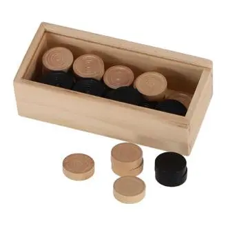 Longfield Checkers Set In Storage Box 1