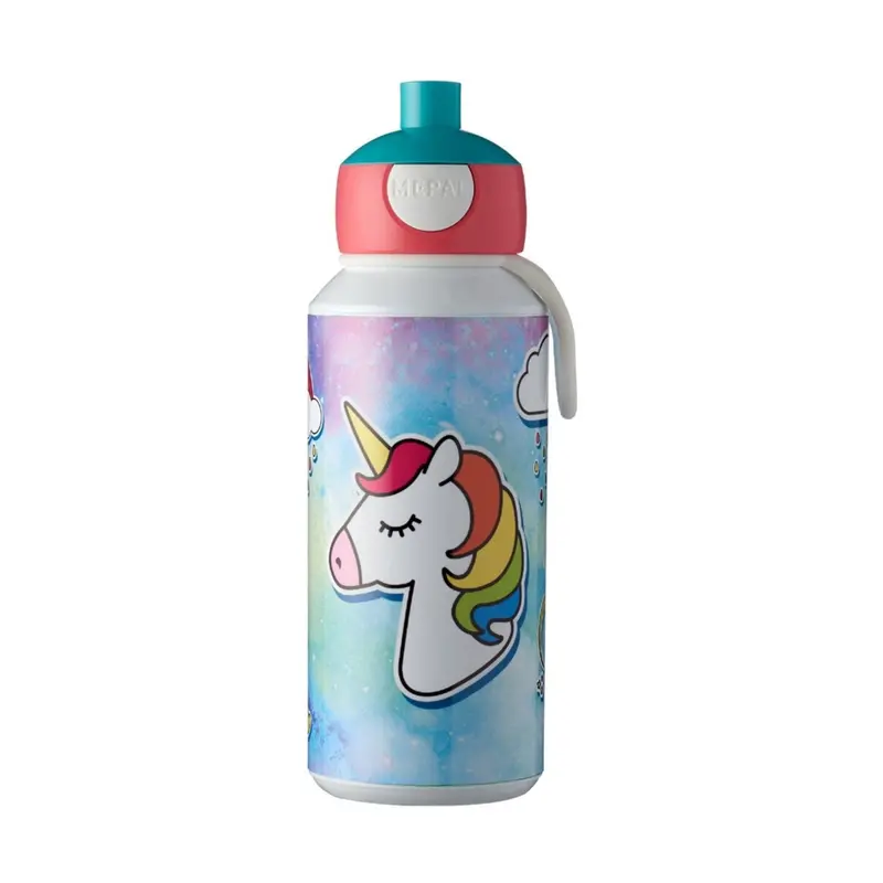 Mepal Campus Pop-Up Water Bottle – 400 Ml Unicorn Edition 1