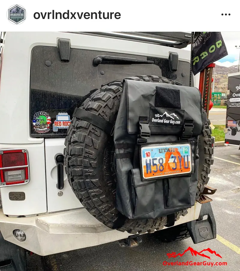 Molle-Style License Plate Carrier For Off-Road Vehicles 1