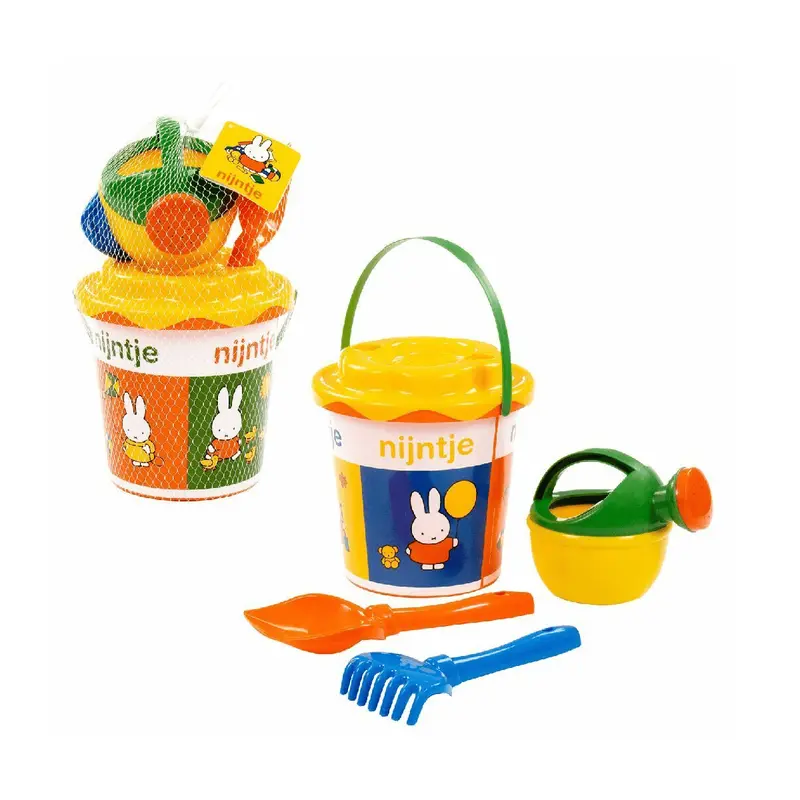 Nijntje Bucket Set – 16 Cm Stackable Play Pails (5-Piece) 1