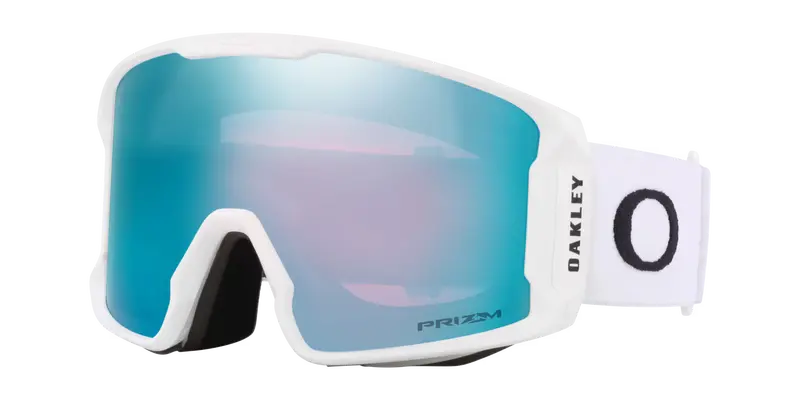 Oakley Line Miner L Matte White Sunglasses With Prizm Sapphire Iridium Lenses 1